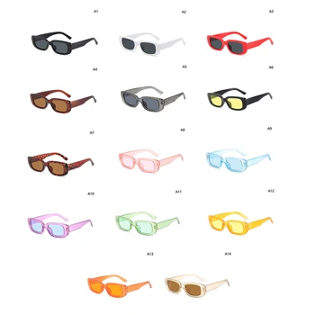 Женские Квадратные солнцезащитные очки, Маленькие прямоугольные солнцезащитные очки, Женские Винтажные Брендовые Дизайнерские Квадратные солнцезащитные очки, Женские очки
