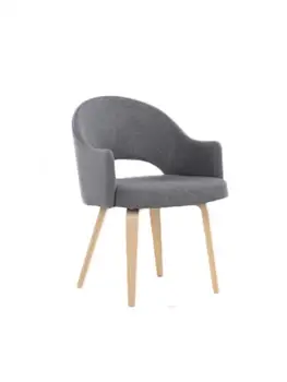 Обеденный стул из массива дерева в скандинавском стиле, тканевый домашний подлокотник, стул со спинкой, обеденный стол и стул для кафе, простой стул для учебы